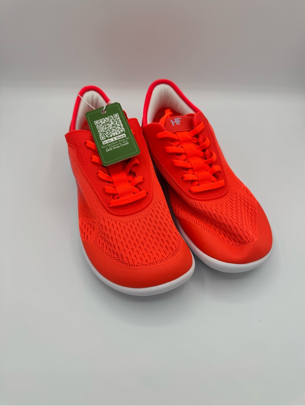 Women’s HF Bright Red Lightweight Hiking Sneakers